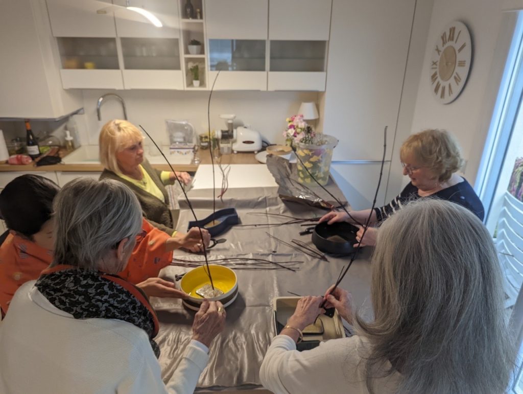 L’atelier d’ikebana pour la Saint Valentin