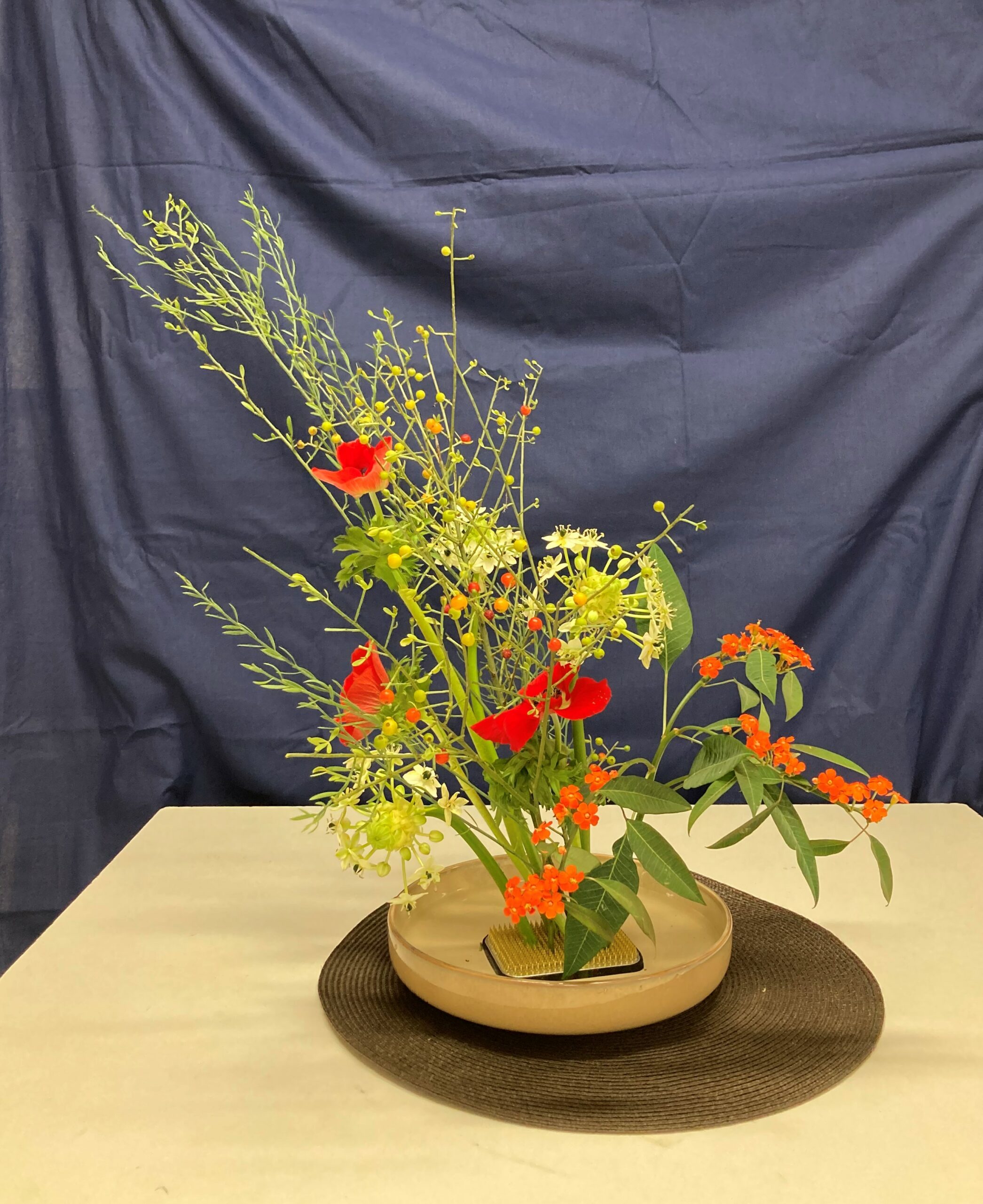 Ikebana lesson on Nov 12 MARINA ICHO