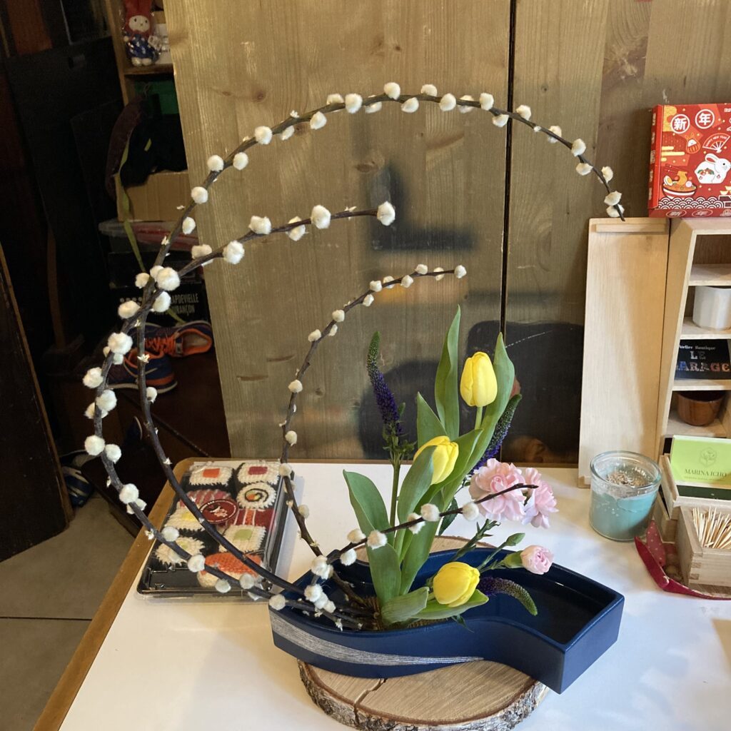 Flower arrangement @Sushi-bar on Jan 24