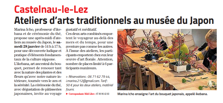 Article of the journal Midi Libre