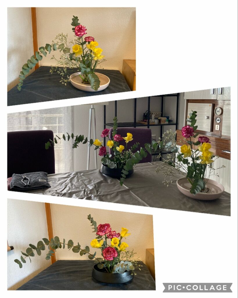 Private lesson of ikebana