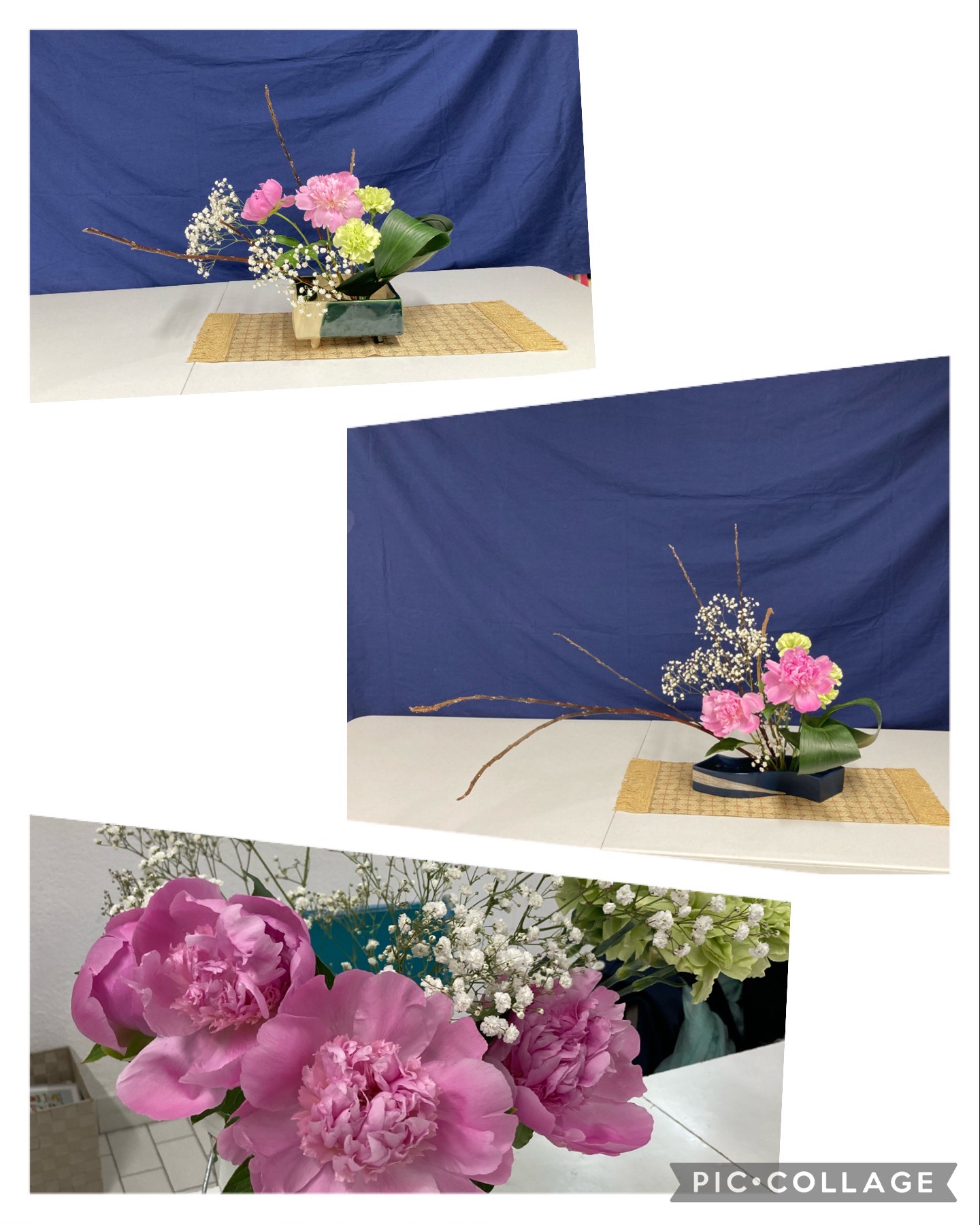 Ikebana lesson on April 22 MARINA ICHO