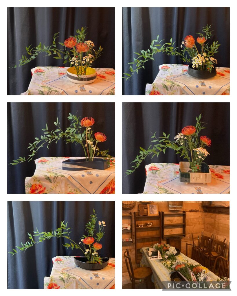 Ikebana lesson on Nov 18