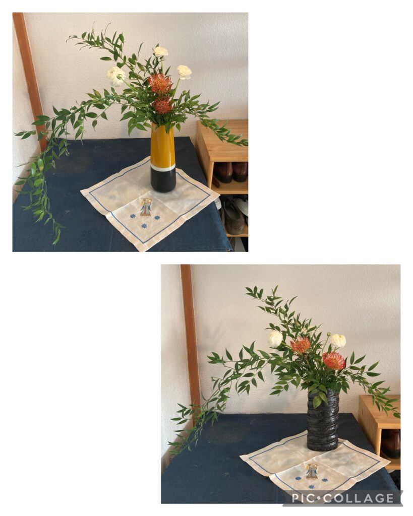 Ikebana lesson on Nov 19