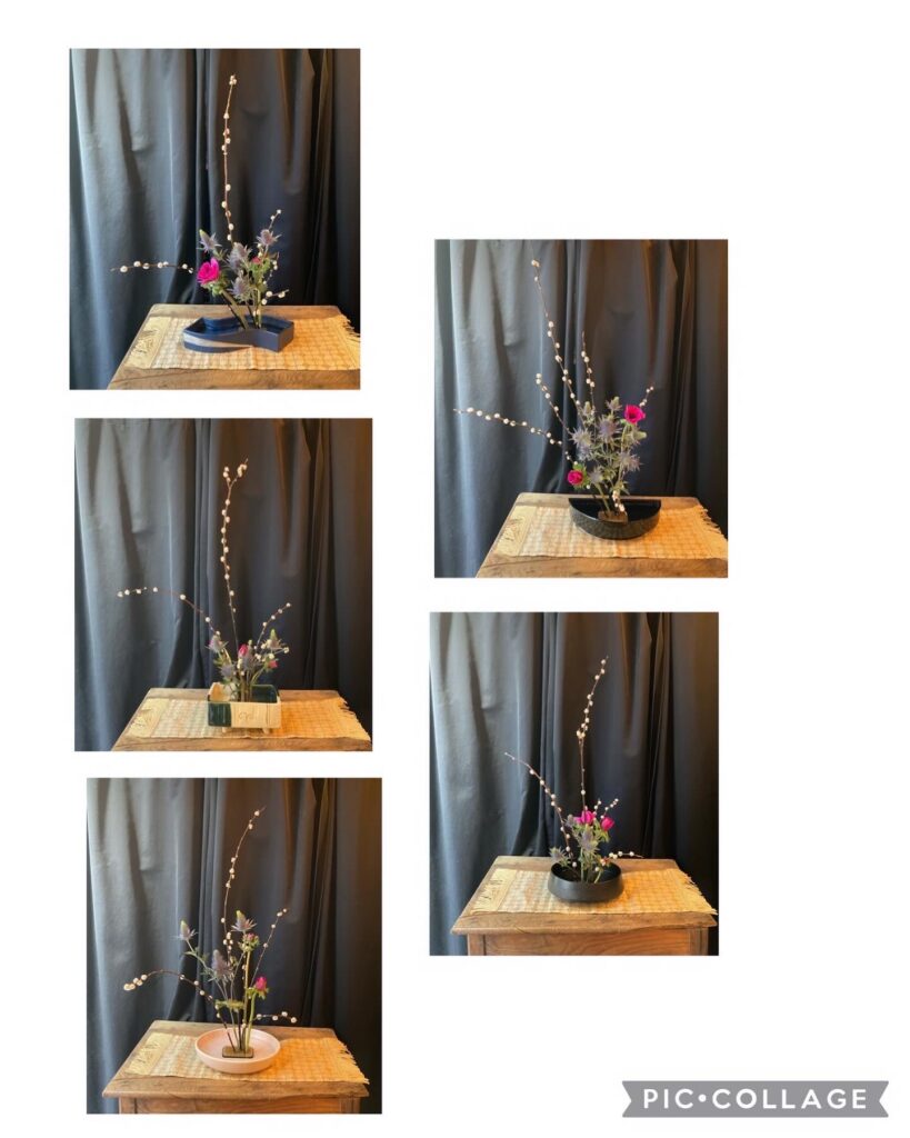 Ikebana lesson on Jan 13