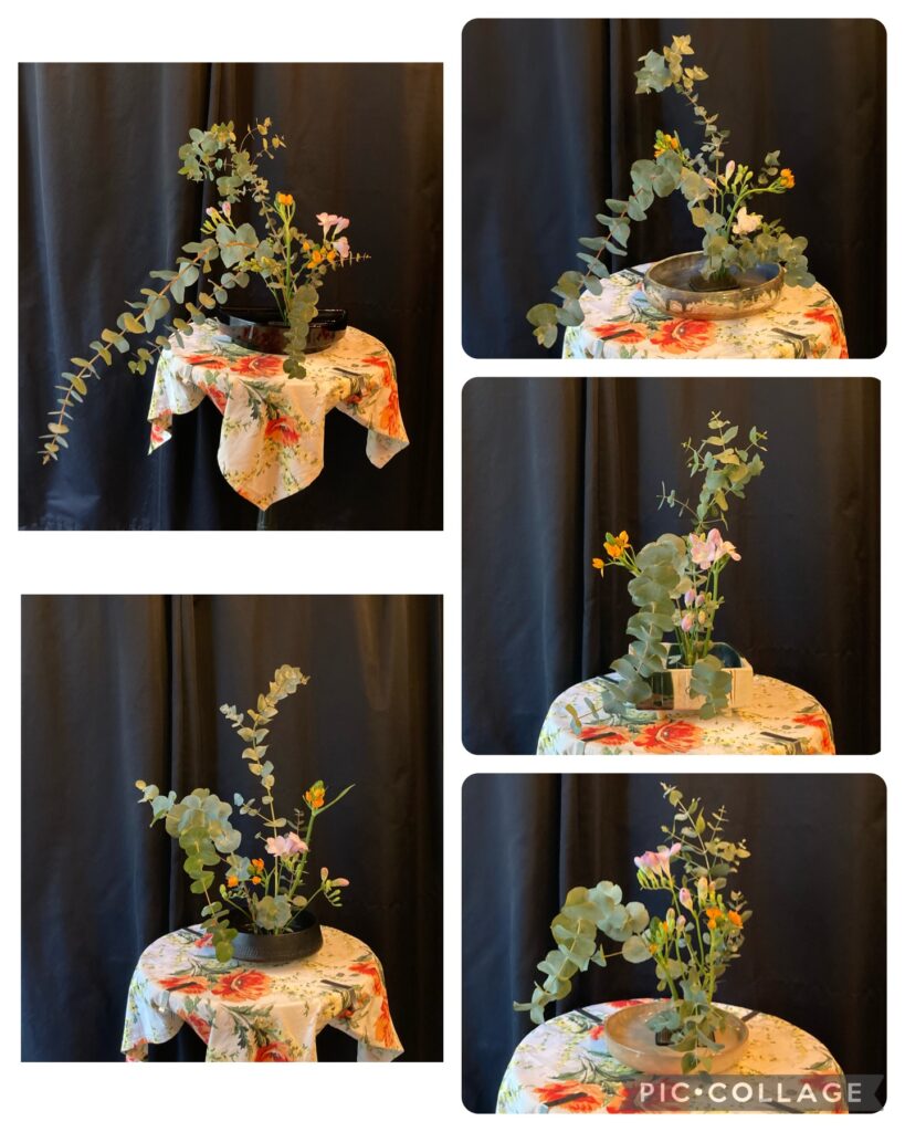 Ikebana lesson on March 9