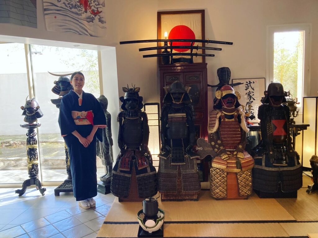 Cérémonie du thé au musée japonais