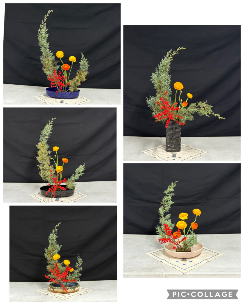 Cours d’ikebana du 5 et 6 décembre
