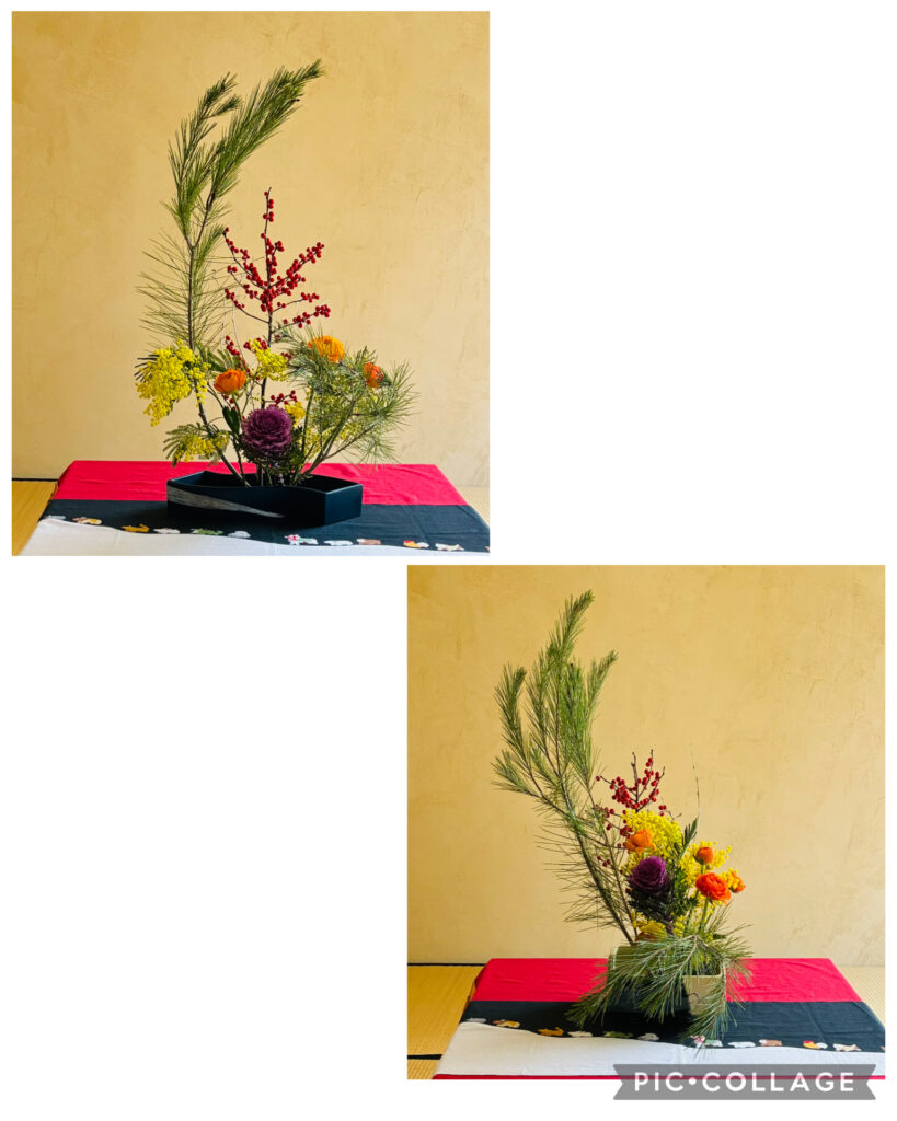 Cours d’ikebana du 12 décembre